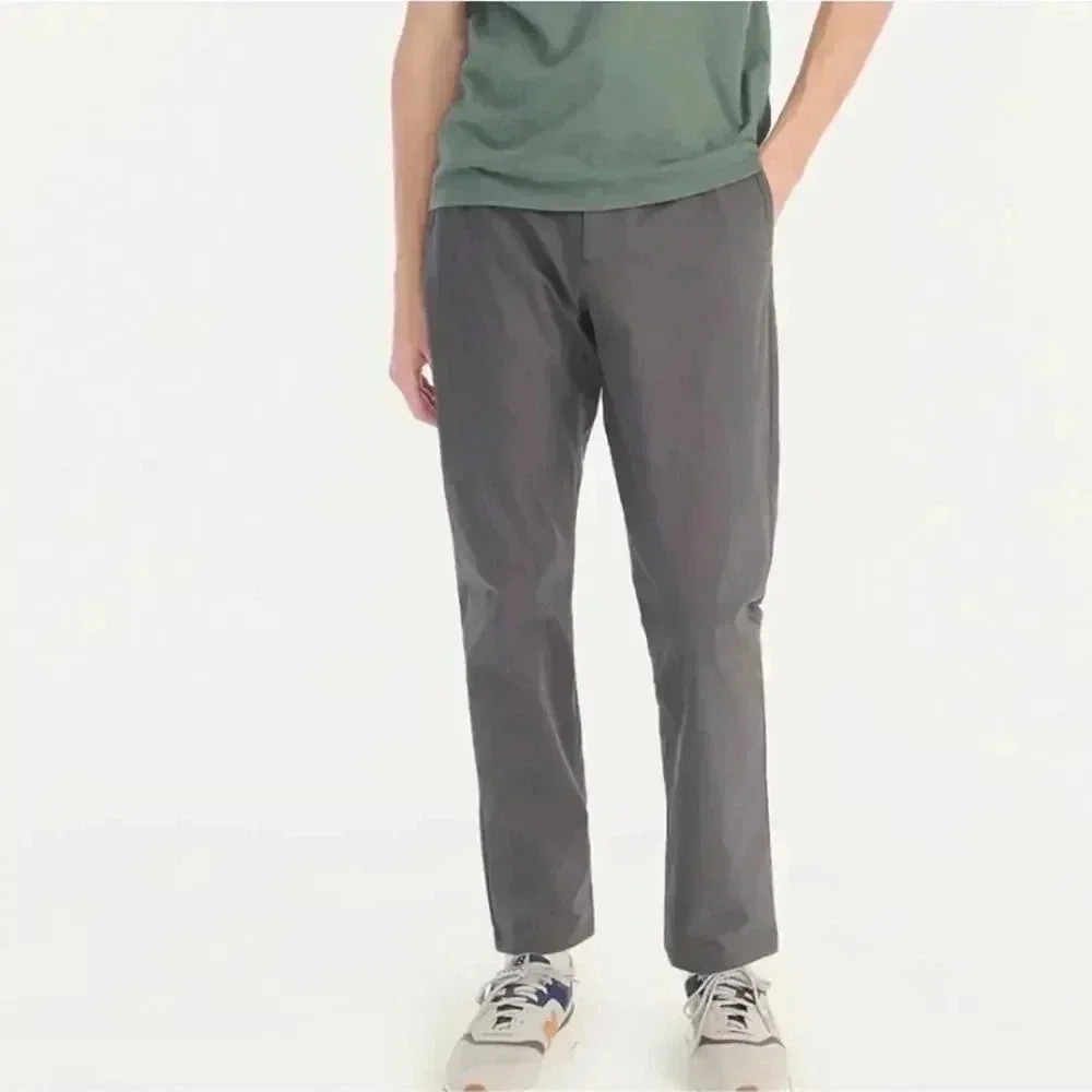 J crew 1040 athletic tapered tech pants Medford coal grey 36x32 NWT